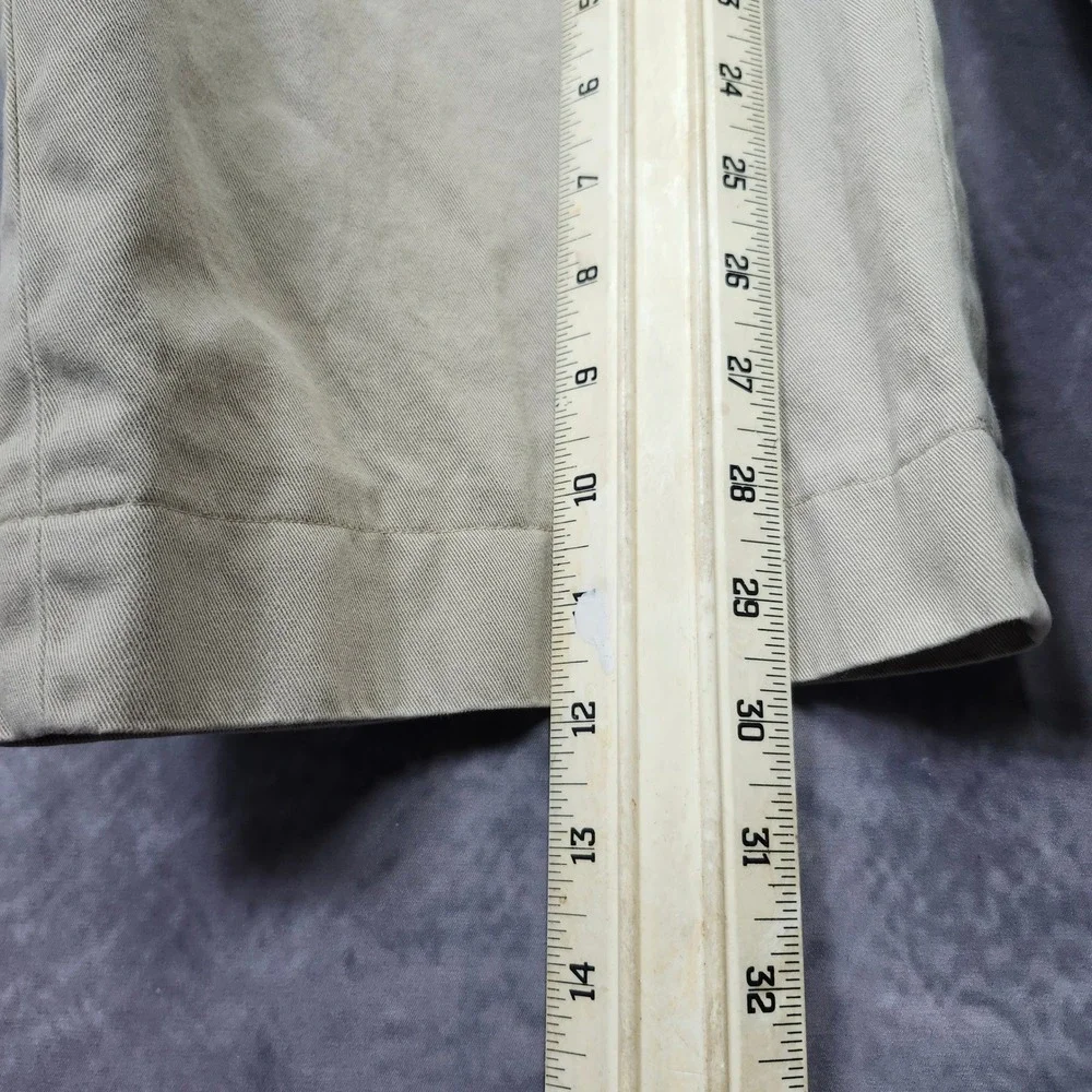 Polo Ralph Lauren Prospect Pant Chino Mens 38x29 Khaki Flat Front Cotton Hemmed